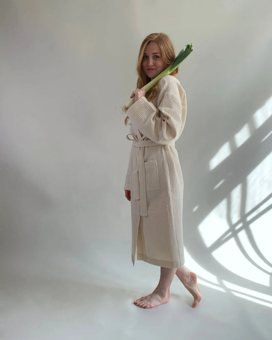 Bathrobe Wafflepiqué