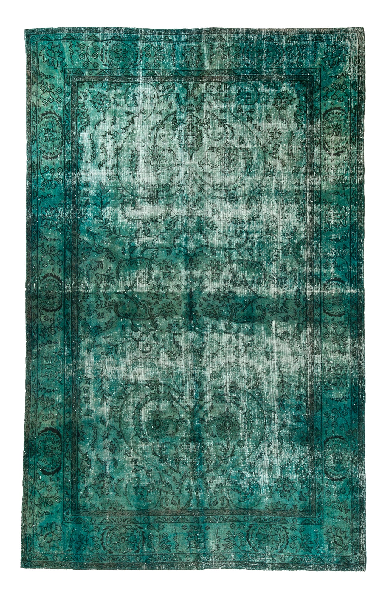 Vintage Oushak Rug Burdur | 1960s